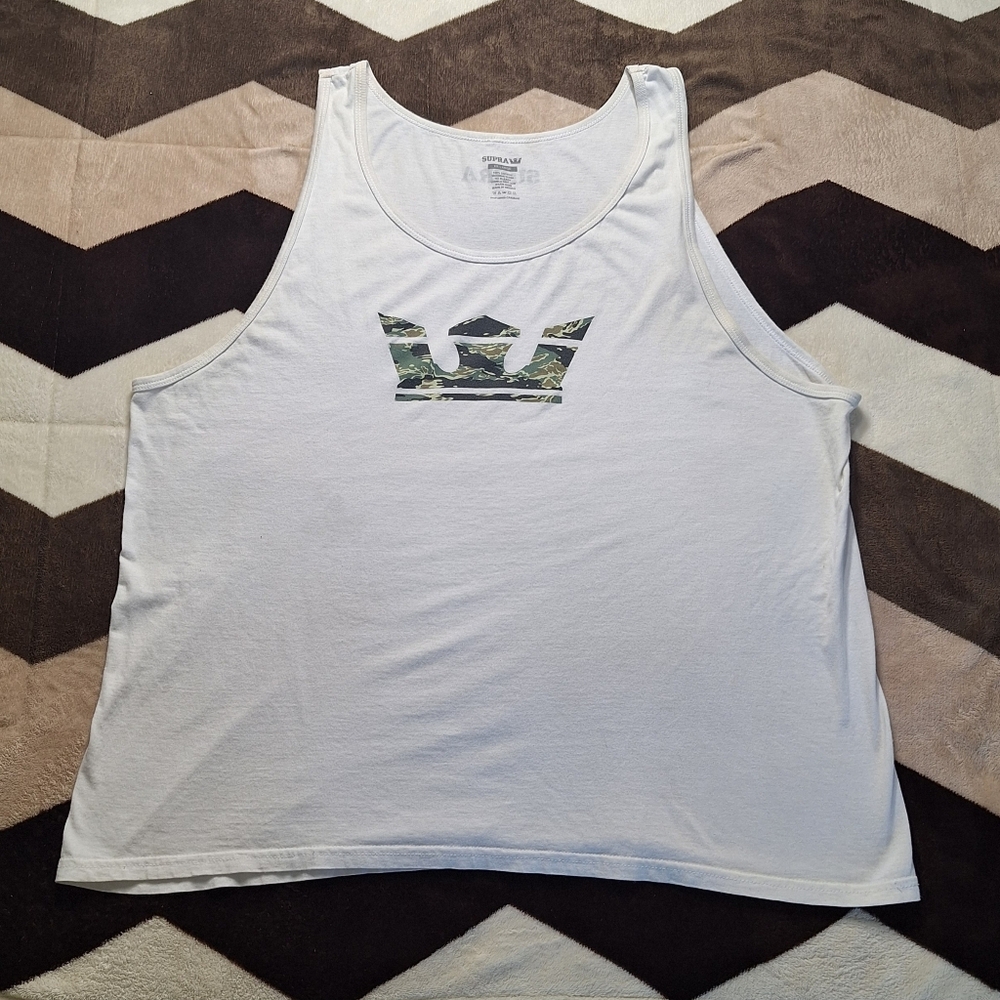 SUPRA skate apparel tank top - 2XL Camo